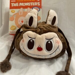SECRET Pop Mart Wacky Mart The Monsters drawstring storage bag